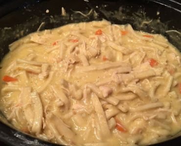 COMFORTING CHICKEN & NOODLES CROCK POT