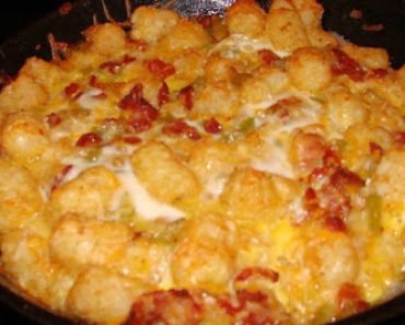 Bacon, Egg, and Tater Tot Casserole