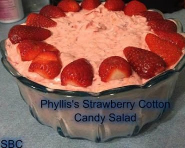 Phyllis’s Strawberry Cotton Candy Salad