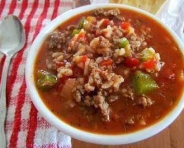 Stuffed pepper soup