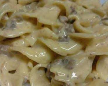 Cheesy Beef Stroganoff