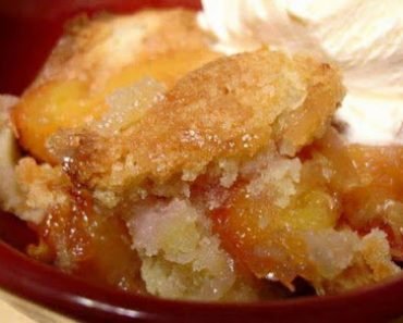 GRANDMOTHER’S FAVORITE PEACH COBBLER