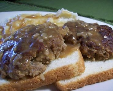 Beef Patties In Onion Gravy