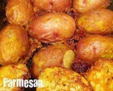 Parmesan Upside Down Baked Potatoes