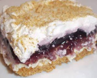 Blueberries and Cream Cheese Dessert