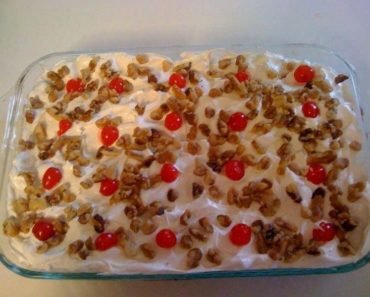 Easy made Banana Split Cake