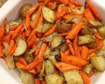 Roasted Carrots, Potatoes & Onions
